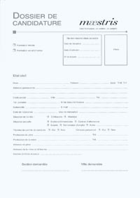 Dossier de candidature Eduka Sup Valence