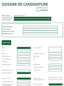 Inscription secrétaire médicale Valence